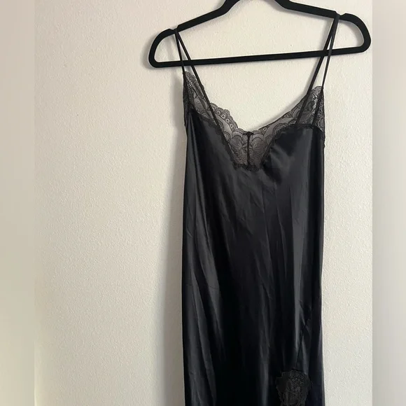 Lana Del Rey x Skims Woven Shine Lace Long Dress | - Picture 6 of 7